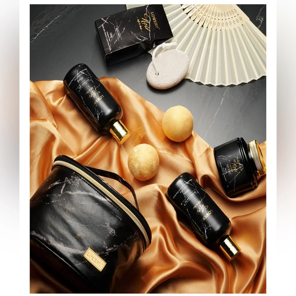 7-Pc. Noir Luxury Body-Care Gift Set-NWT